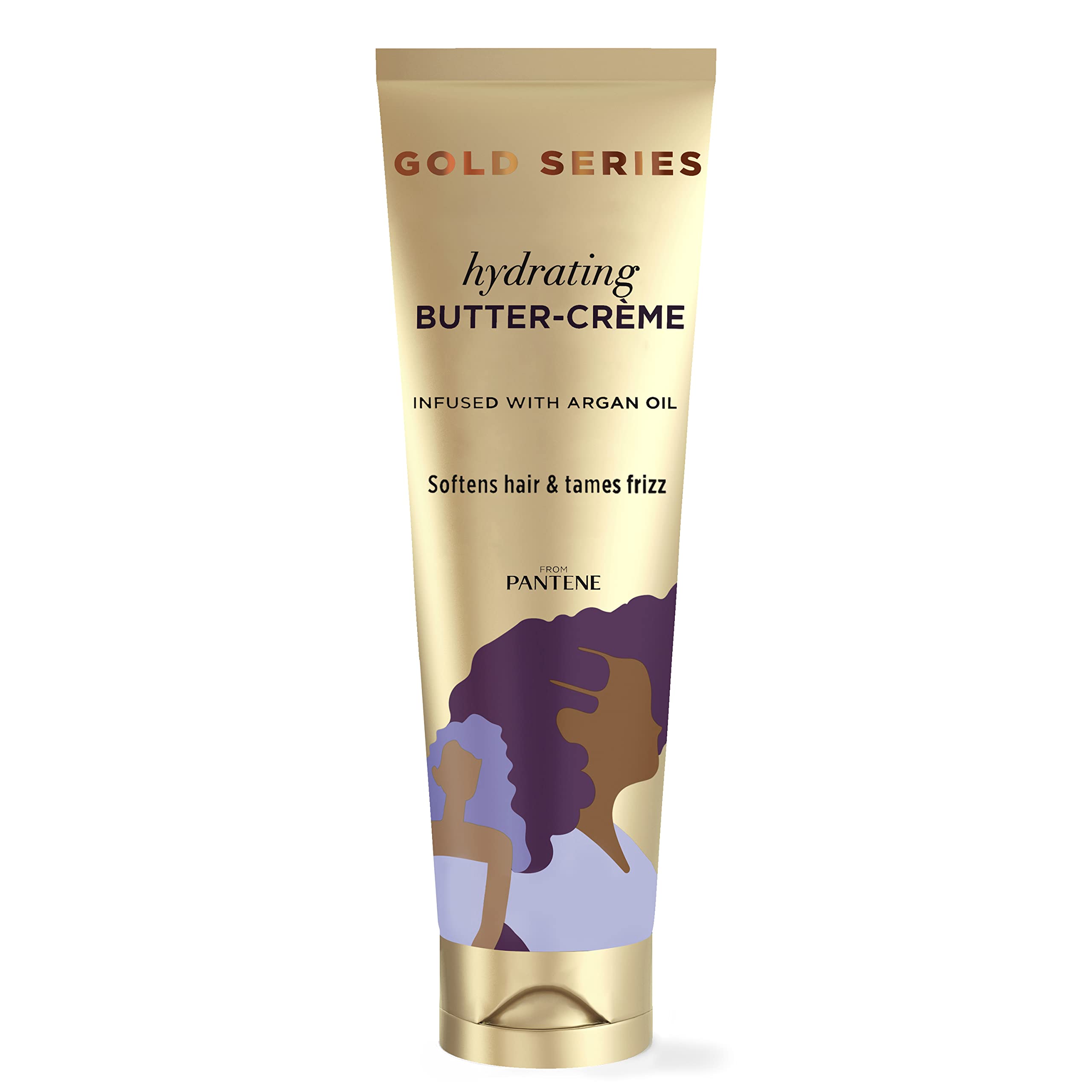 Pantene front packaging showing Gold Series butter-cream for moisturizing hair