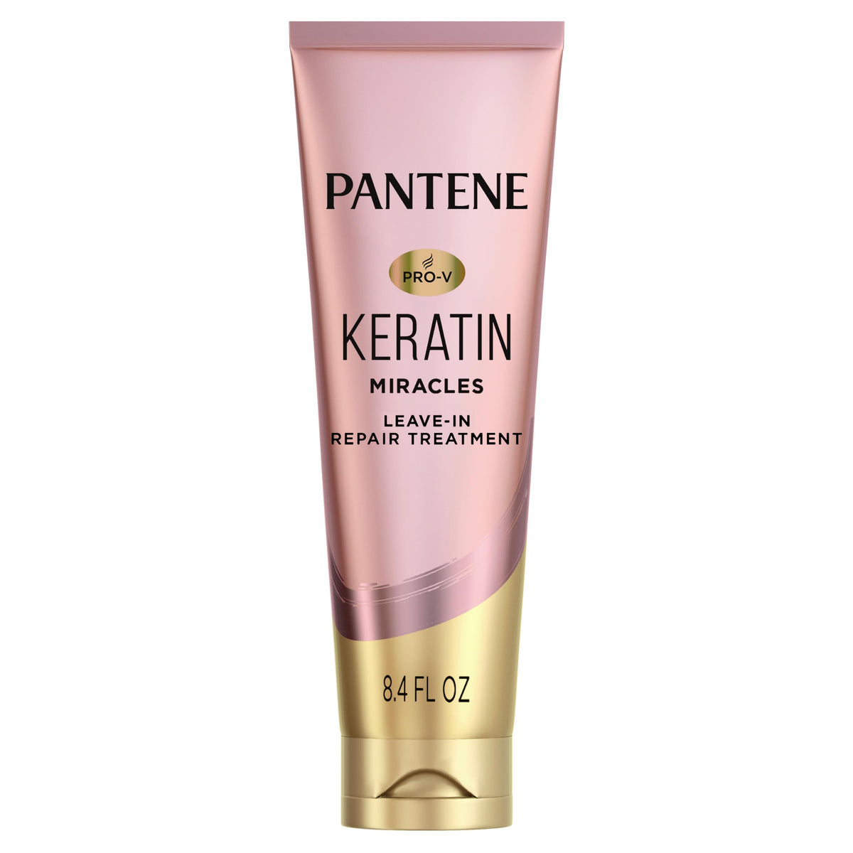 Pantene front packaging showing bottle and product name for easy identification and benefit