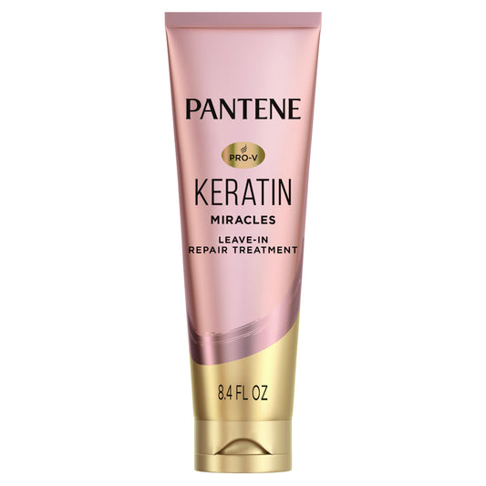 Pantene front packaging showing bottle and product name for easy identification and benefit