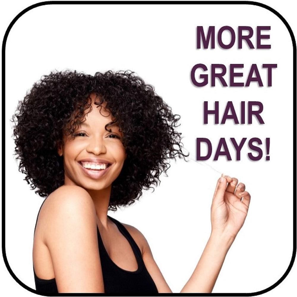 Pantene Gold Series visible before and after curl revival showing improved bounce