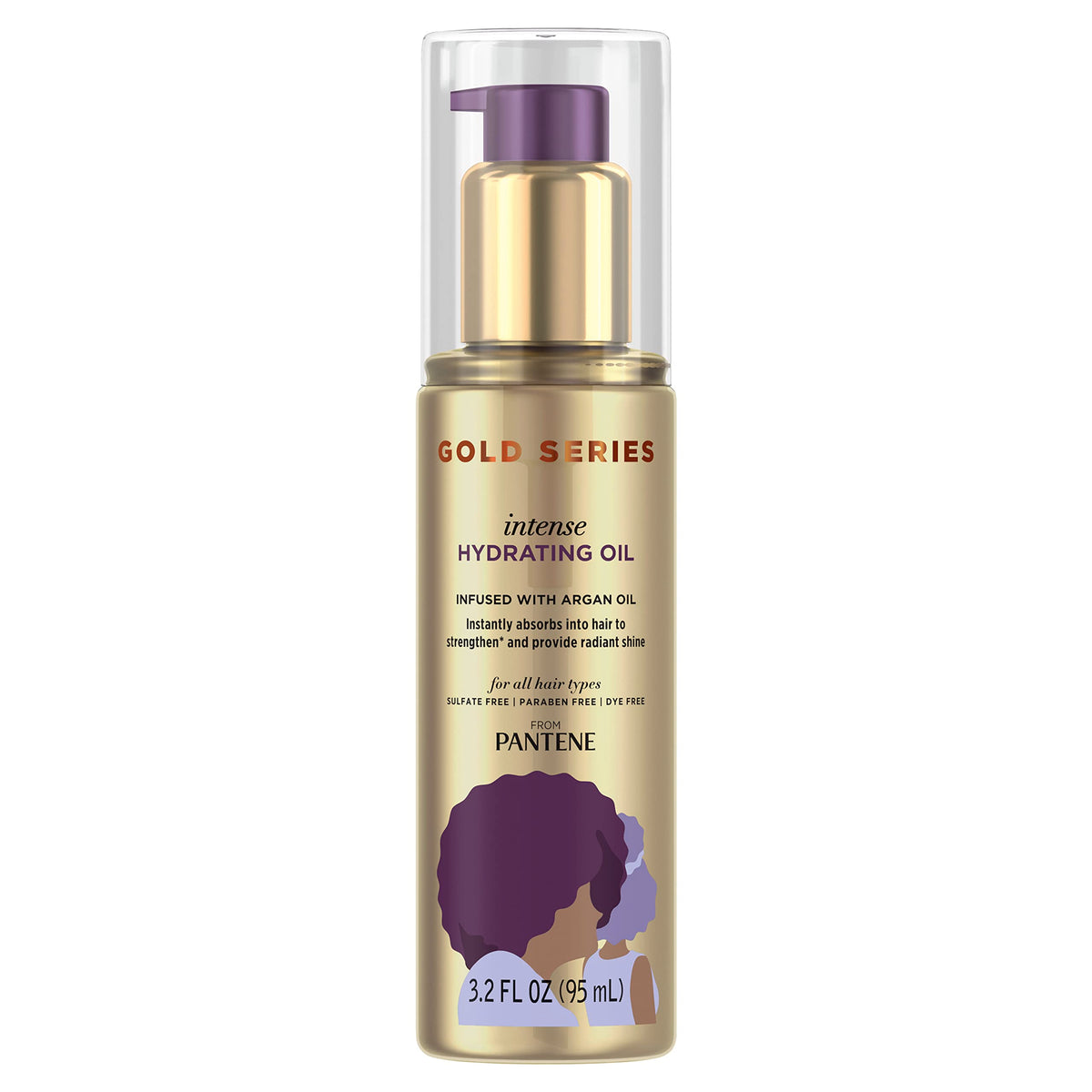 Pantene bottle front view showing brand and nourishing formula benefits