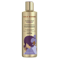 Pantene bottle front view showing label and moisturizing benefit