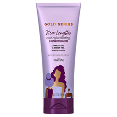 Pantene Gold Series front packaging showing product benefits and size