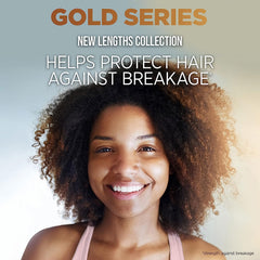 Pantene Gold Series label highlighting sulfate-free and paraben-free benefits