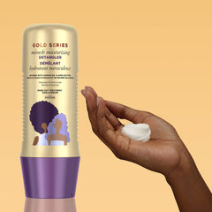 Pantene Gold Series on styled curly hair in lifestyle shot showing improved manageability