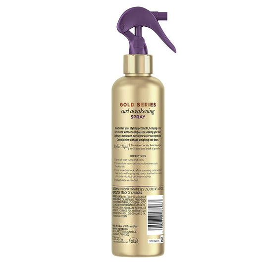 Pantene Gold Series nozzle spraying mist demonstrating even product distribution