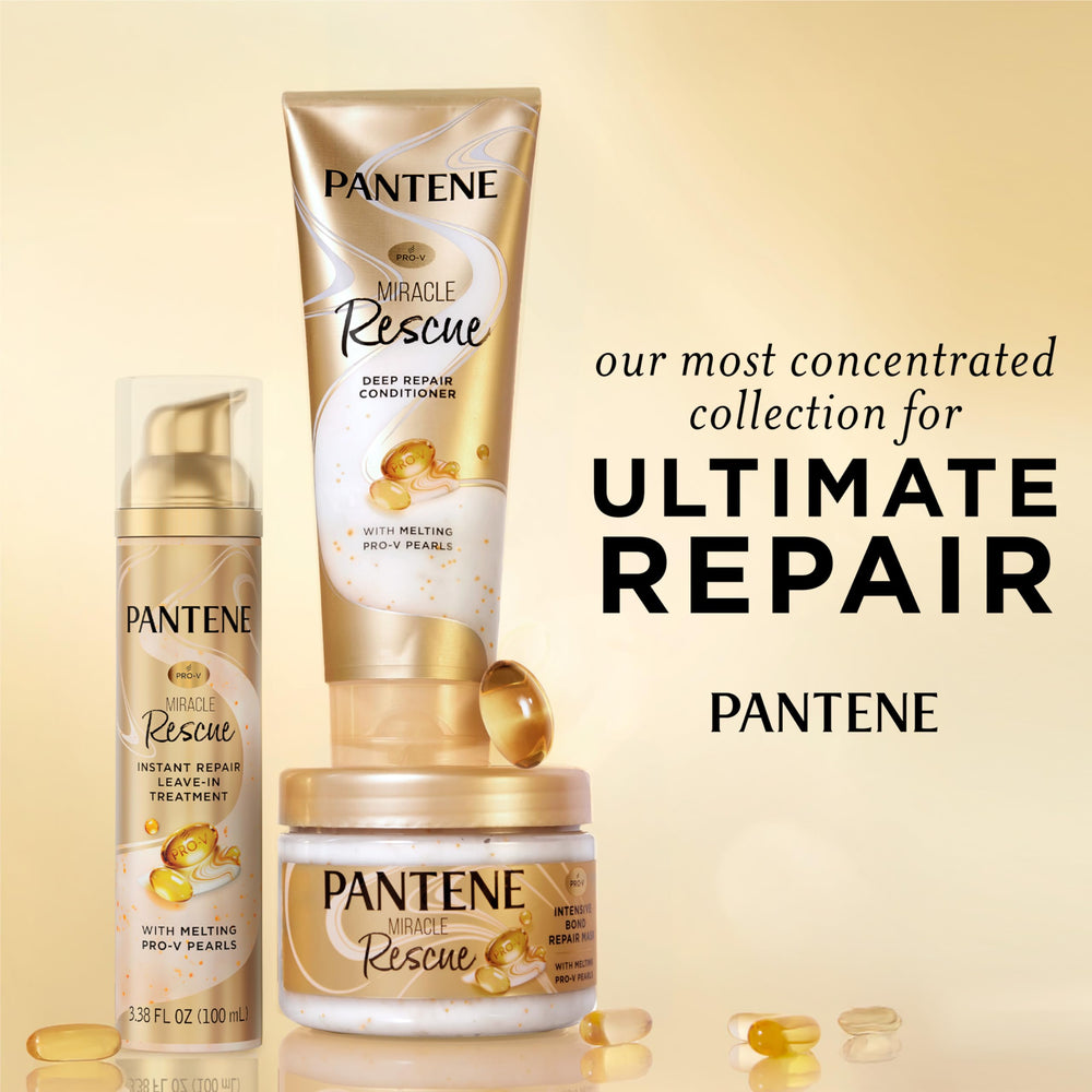 Open Pantene jar with visible lid detail to show product packaging