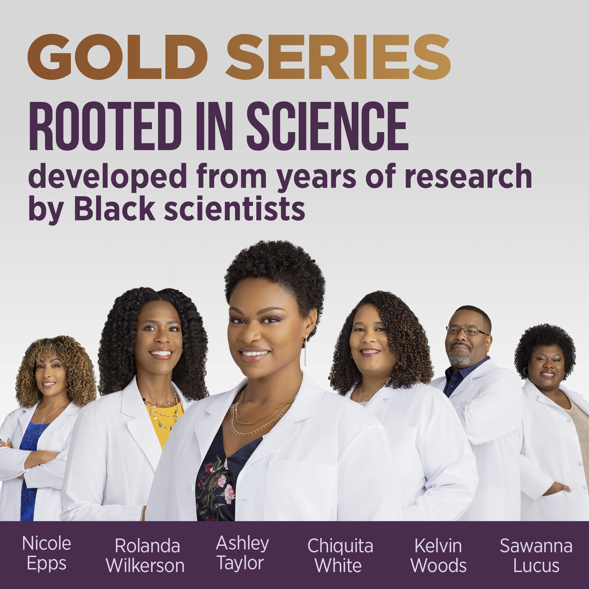 Pantene label closeup highlighting Gold Series claims and ingredient focus