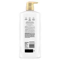 Pantene bottle on bathroom counter lifestyle shot implying daily routine benefit