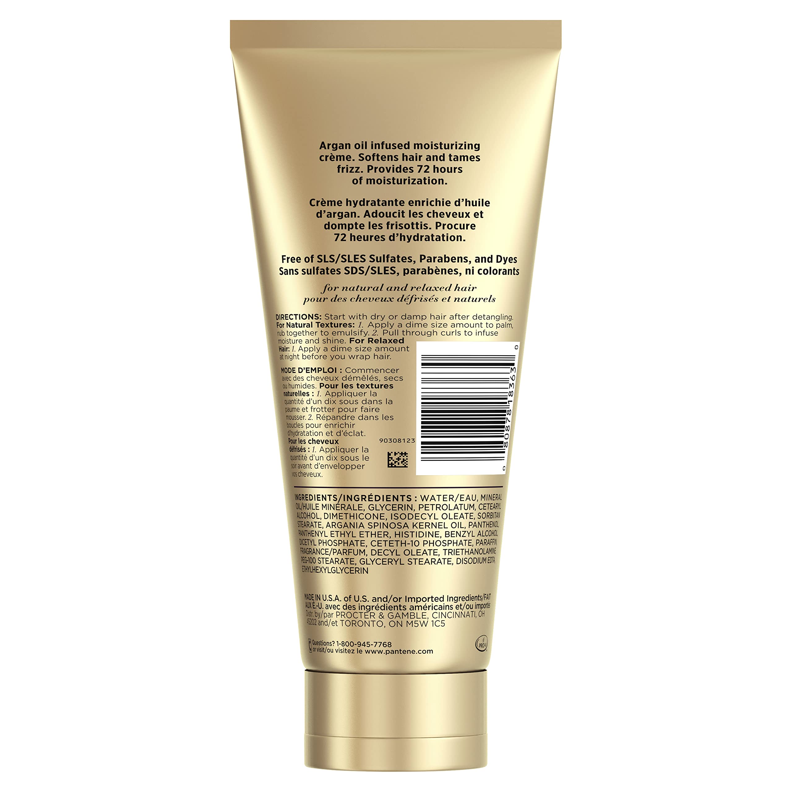 Pantene Butter-Cream on shelf in bathroom scene for routine convenience