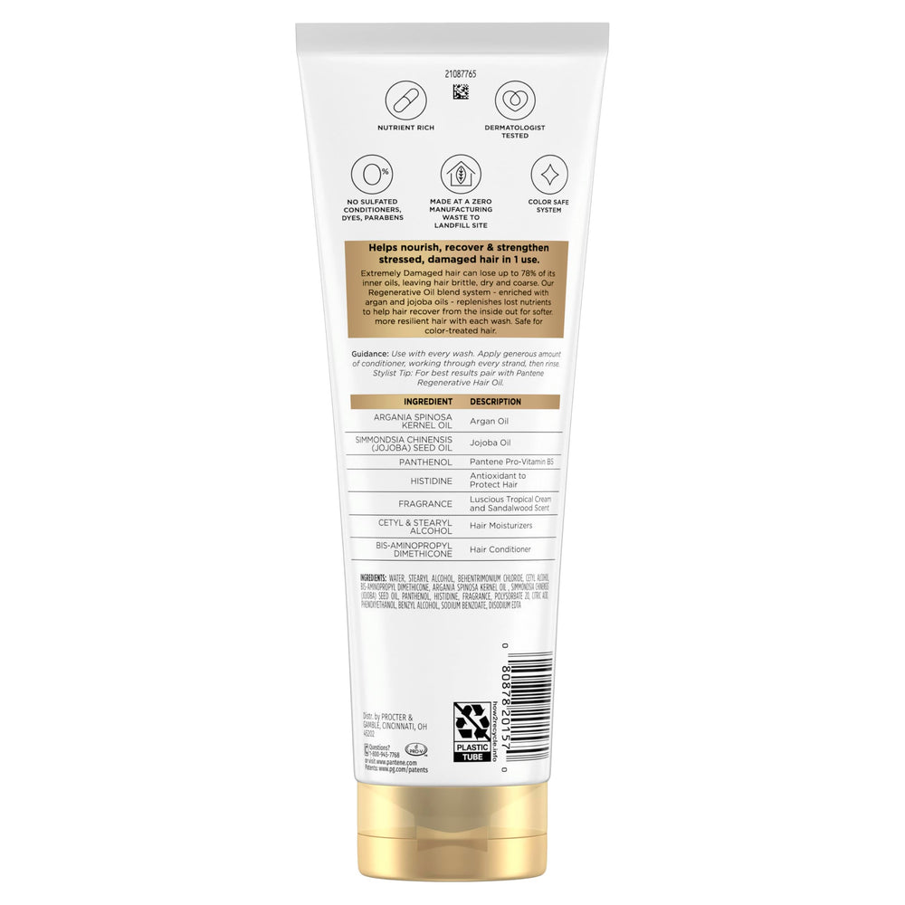 Pantene on bathroom shelf with towels to convey everyday luxury and affordable repair