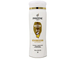 Pantene on shower shelf in lifestyle setting for convenient daily use