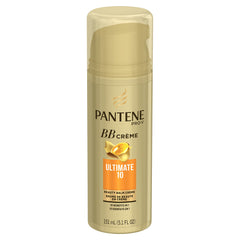 Pantene in-bathroom styling scene showing quick application for great hair days