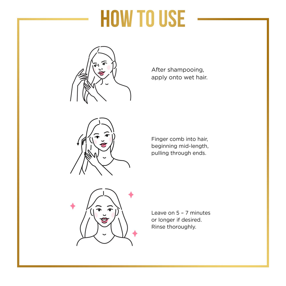 Applying Pantene mask to damp hair demonstrating easy distribution and smoothing benefit