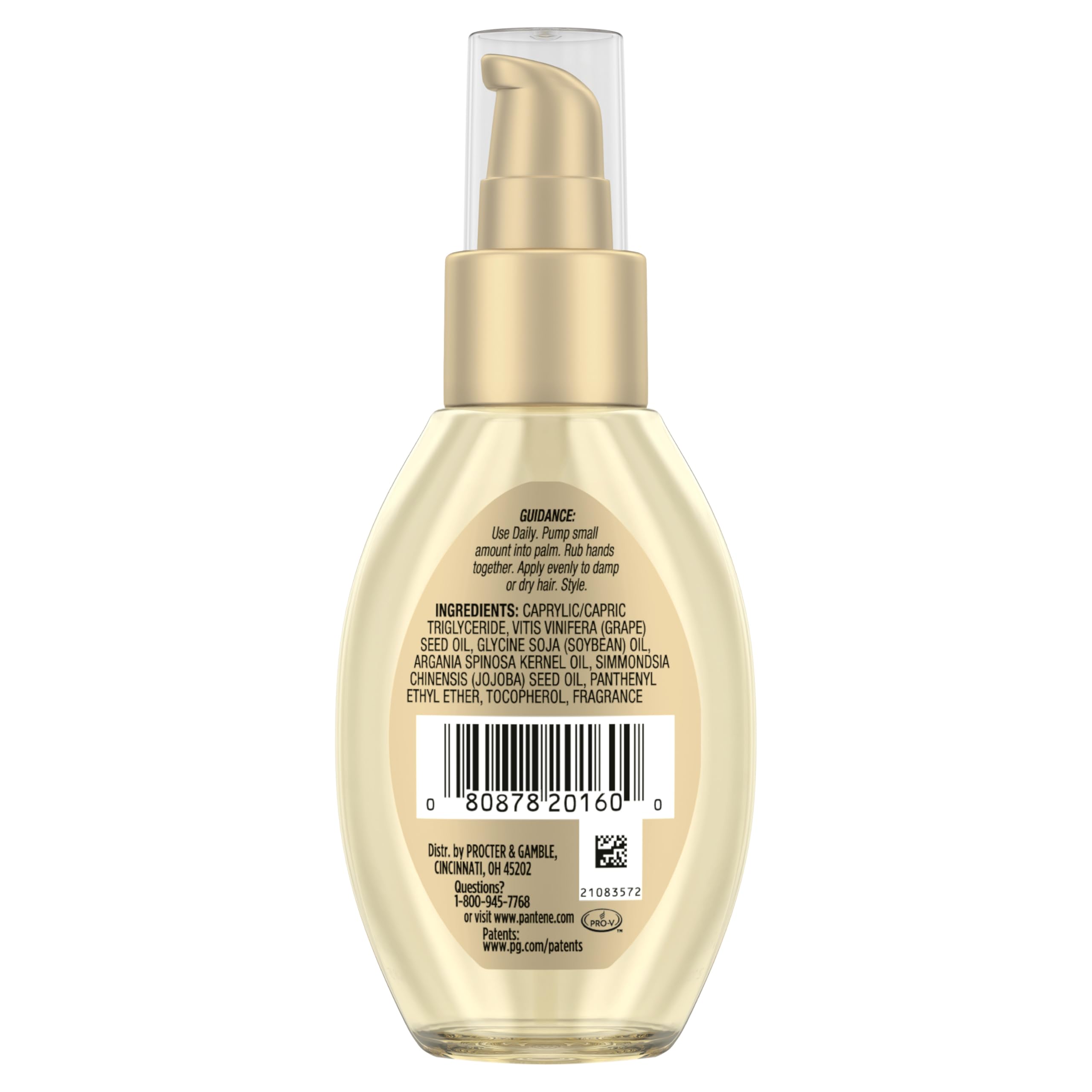 Pantene bottle on bedside table for overnight treatment demonstrating deep repair