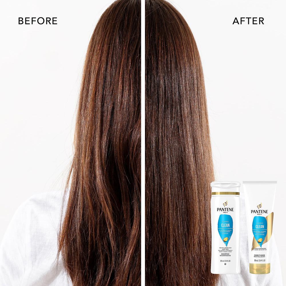 Close-up foam texture of Pantene Classic Clean showing gentle lather