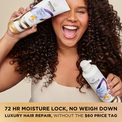 Pantene Pro-V coconut and shea close-up illustrating nourishing blend
