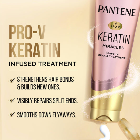 Pantene pump closeup displaying nozzle and convenient dispensing for measured use