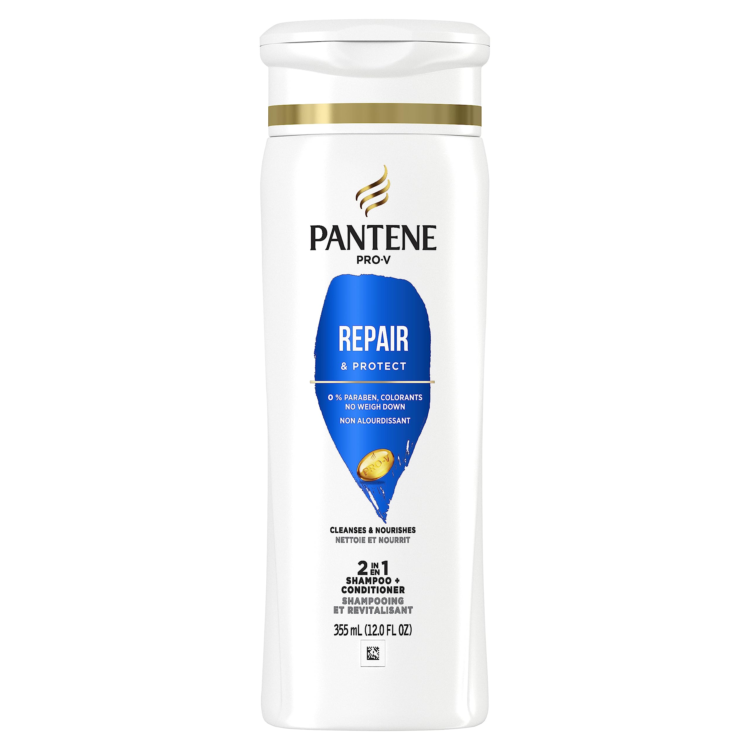 Pantene dispensing product foamy lather for easy cleansing