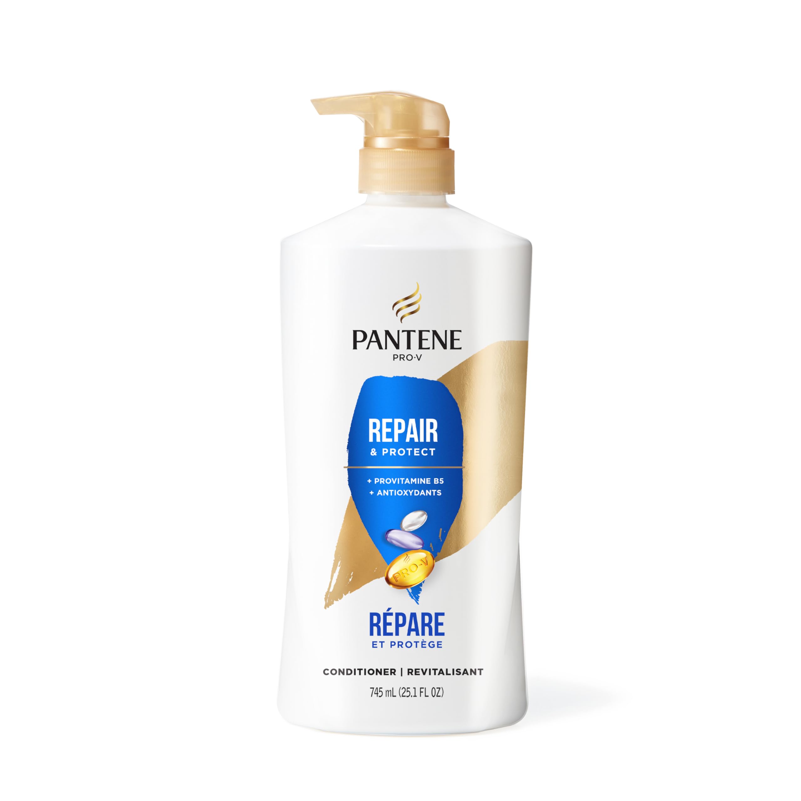 Pantene on bathroom shelf styled for daily use and quick access