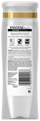 Pantene shampoo lather close-up demonstrating gentle foam and volumizing effect on fine hair