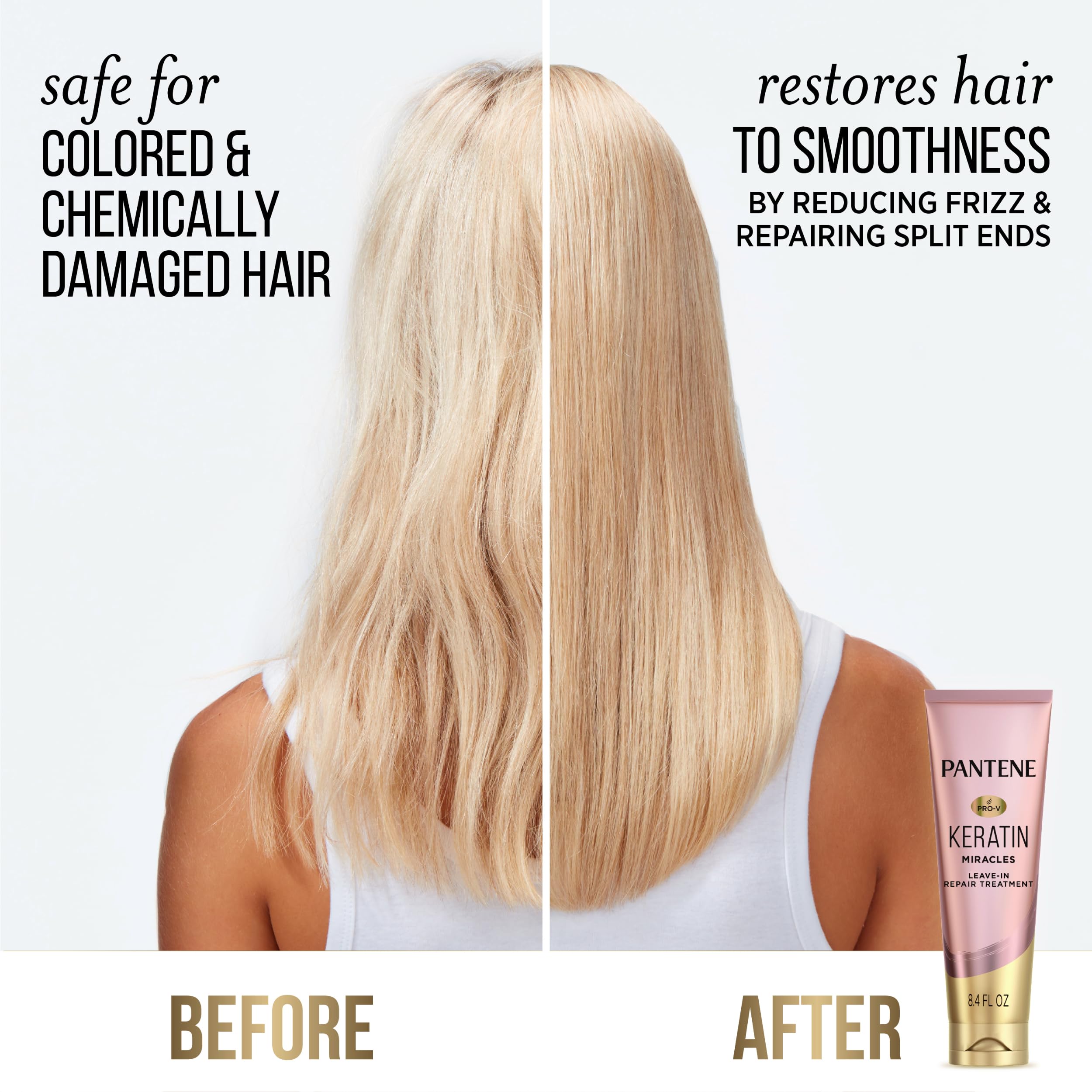 Pantene cream texture on fingertips highlighting smooth blend and hydrating feel