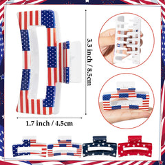 PANTIDE close-up of stars and stripes print, vibrant patriotic detail