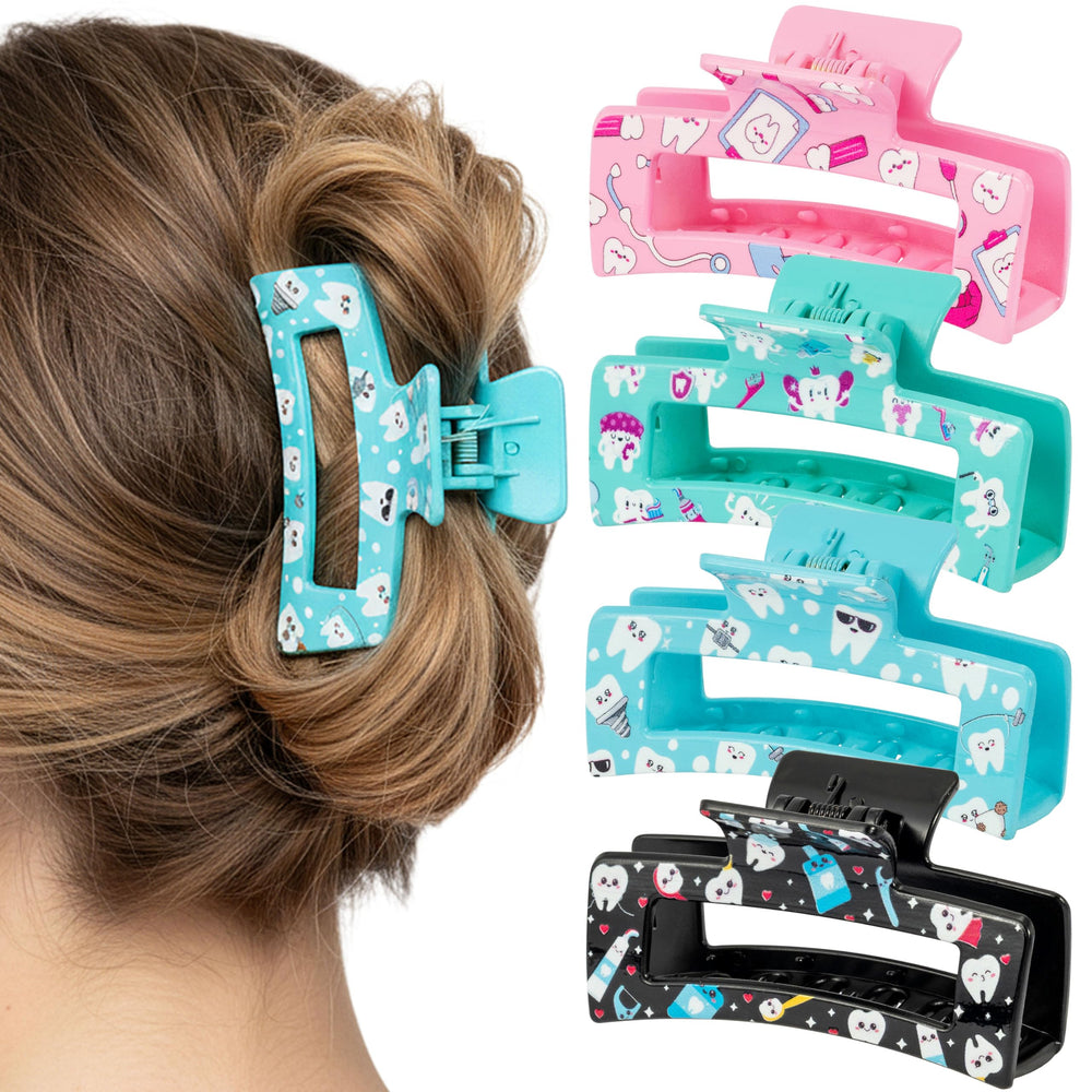 PANTIDE front packaging showing four colorful dental-themed clips and variety