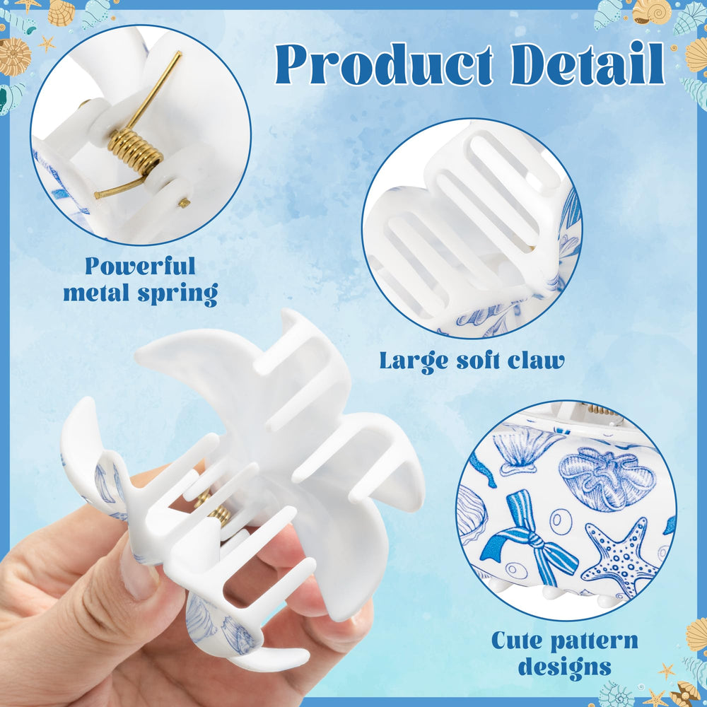 PANTIDE flower-shaped clip front shot, demonstrates compact hold for bangs