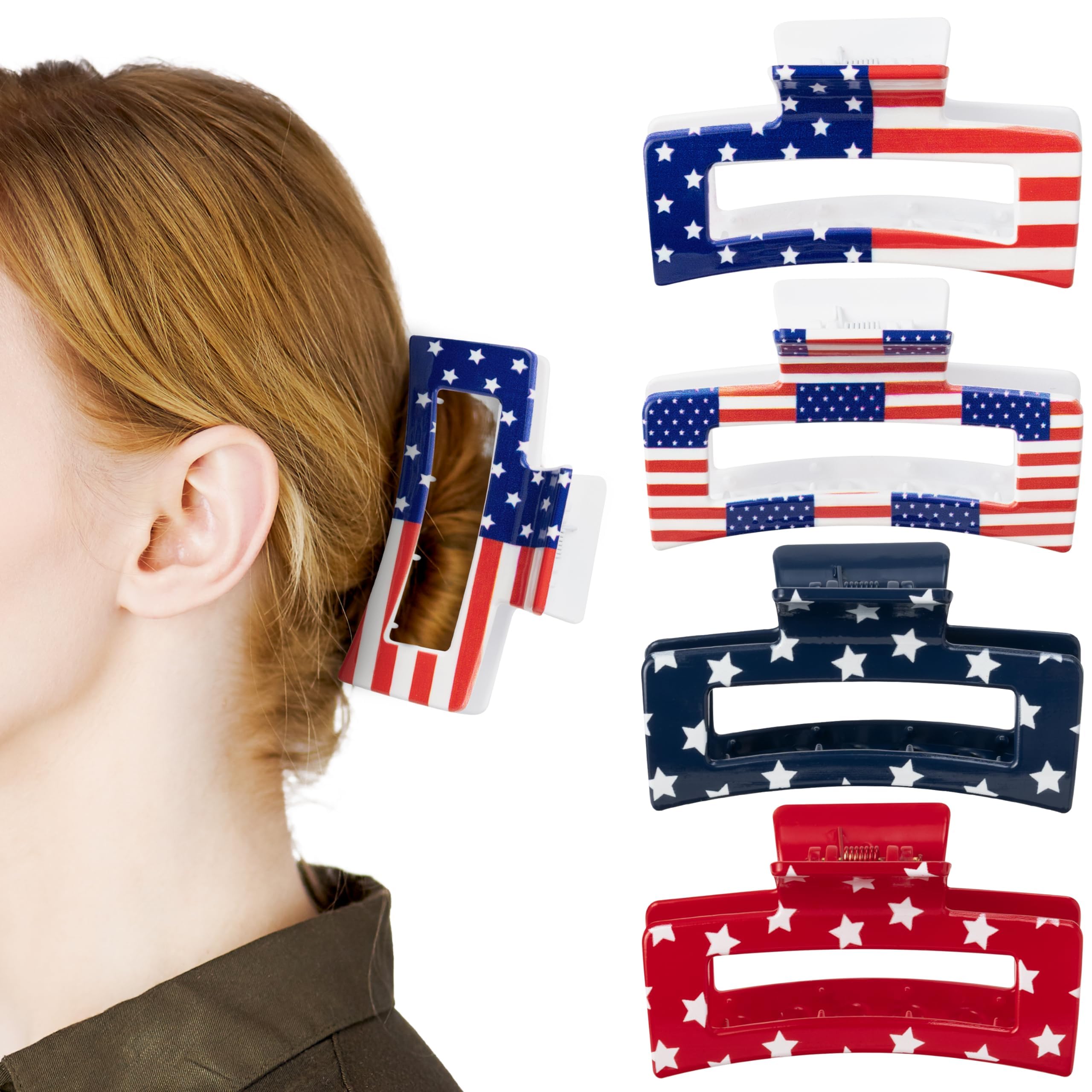 PANTIDE front pack showing four American flag clips, ideal festive accessory