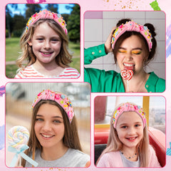 PANTIDE worn during makeup routine holding hair back, provides non-slip practical benefit