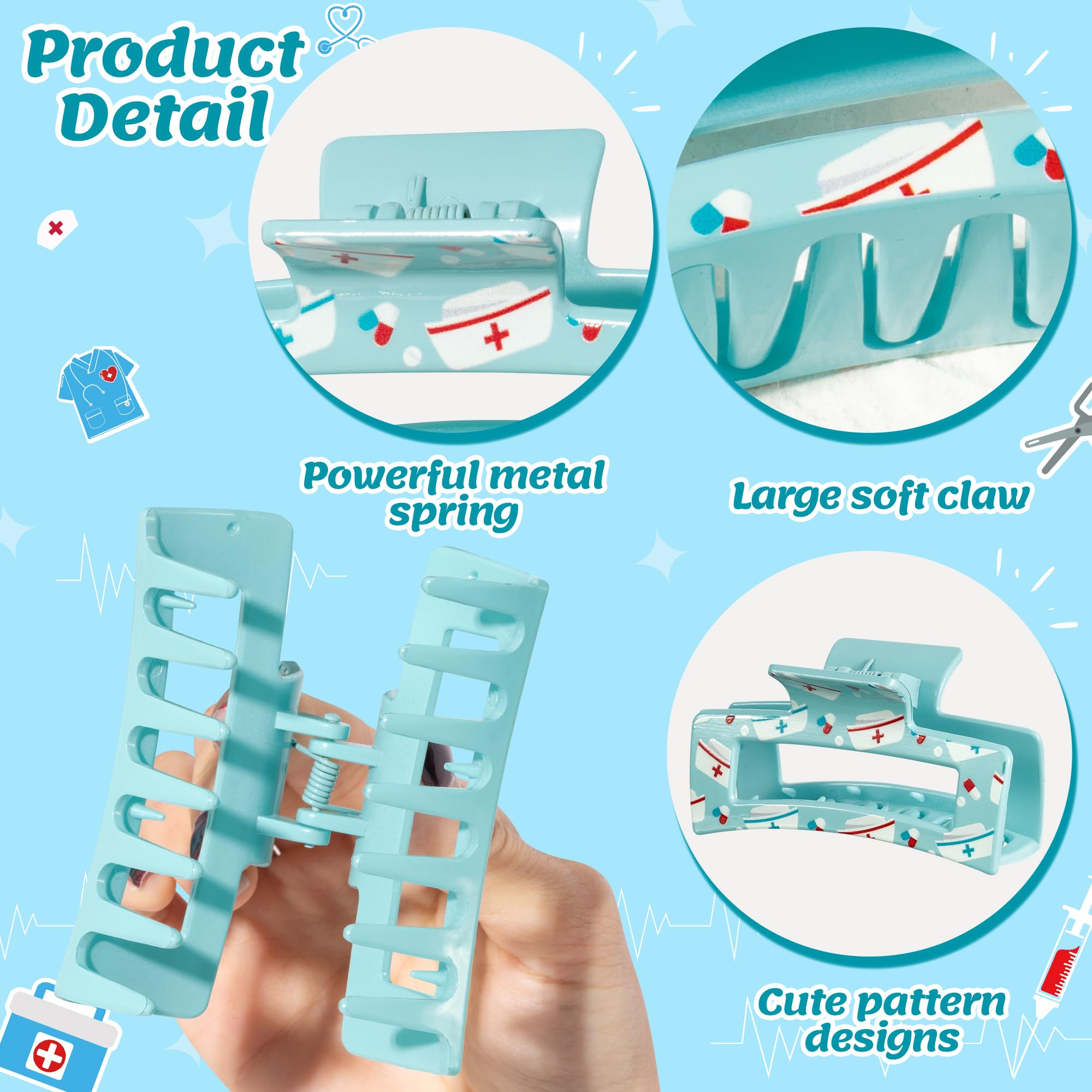 PANTIDE overhead view of different nurse patterns, easy style selection