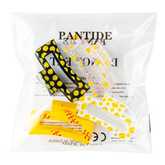 PANTIDE open hinge view revealing durable spring mechanism for reliable use