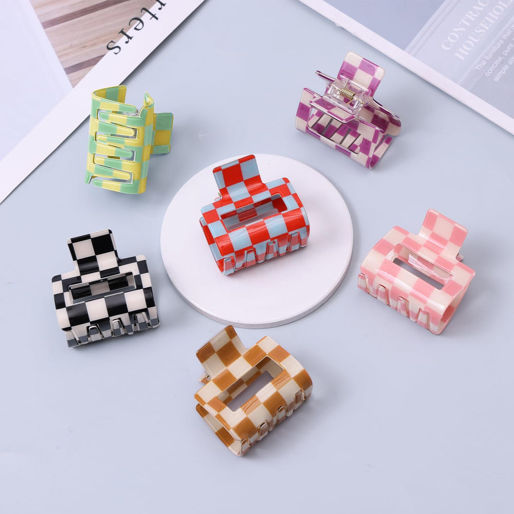 papasgix half-up hairstyle held by clip for neat, lightweight styling
