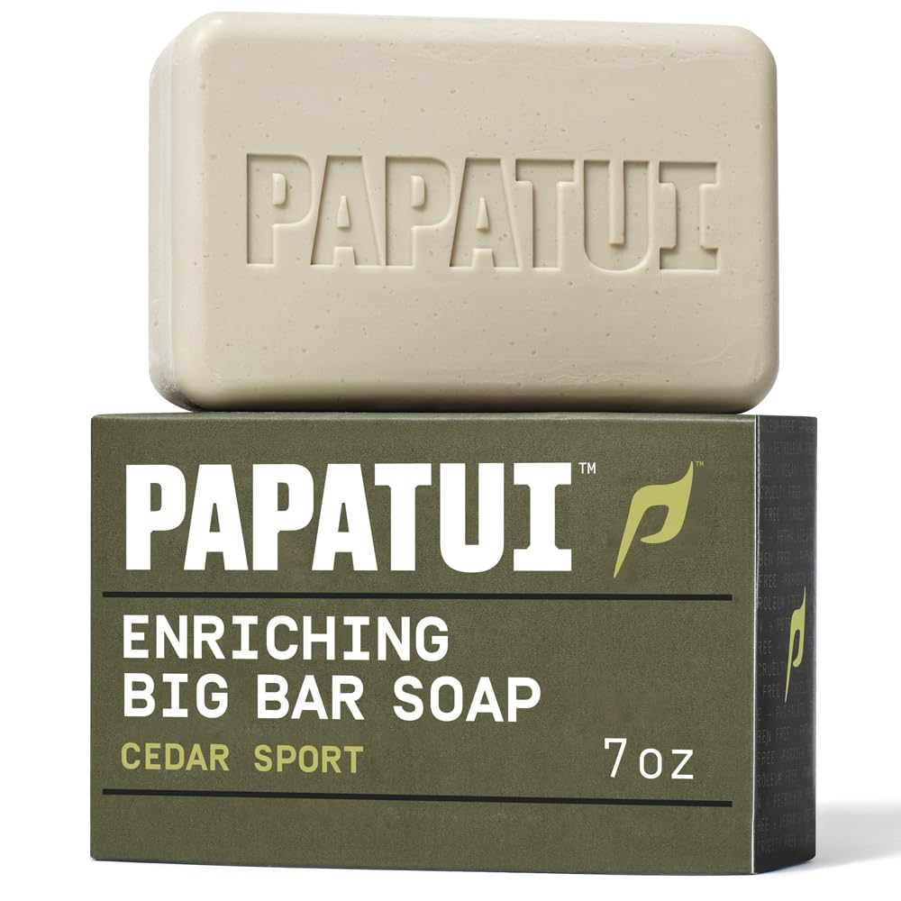 PAPATUI cedar sport front packaging showing bold branding and scent