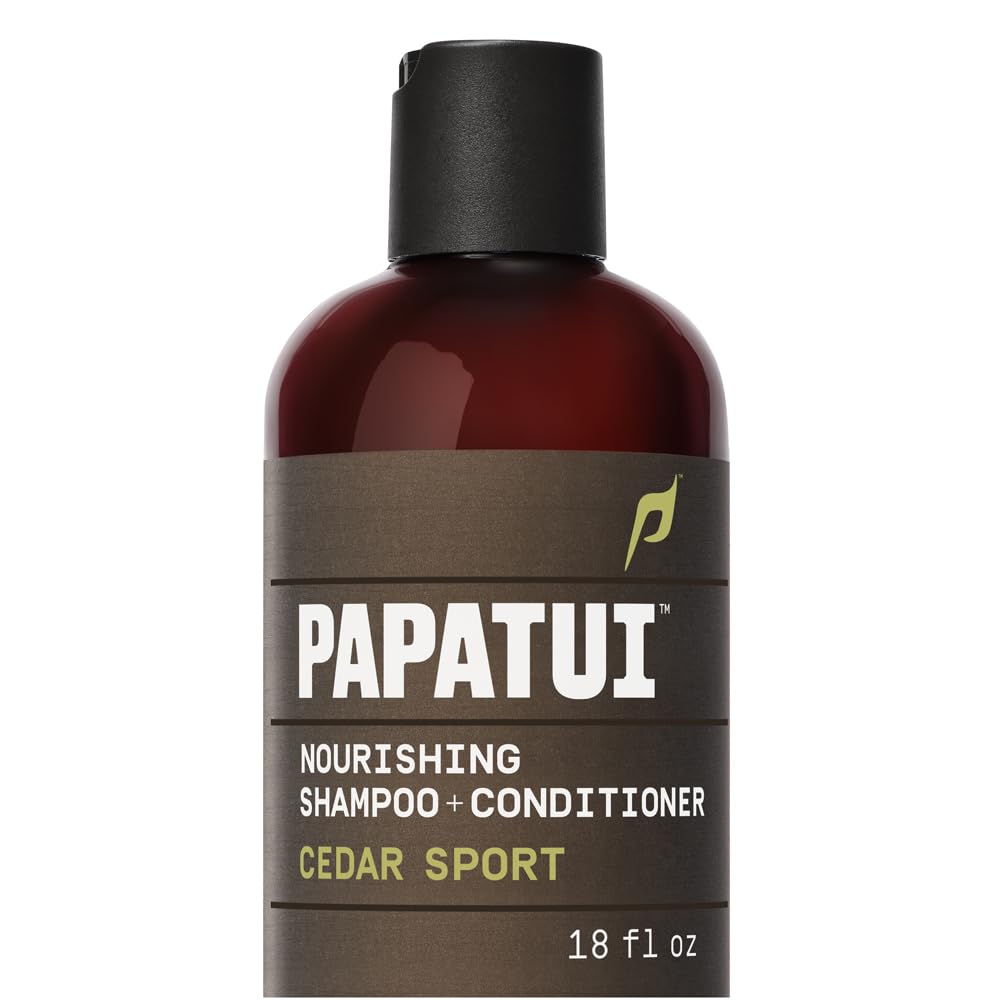 PAPATUI front bottle cedar sport showing brand and clean design