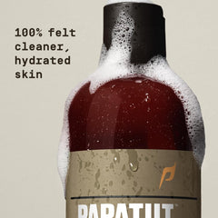PAPATUI rich lather closeup showing creamy foam for effective cleansing and exfoliation