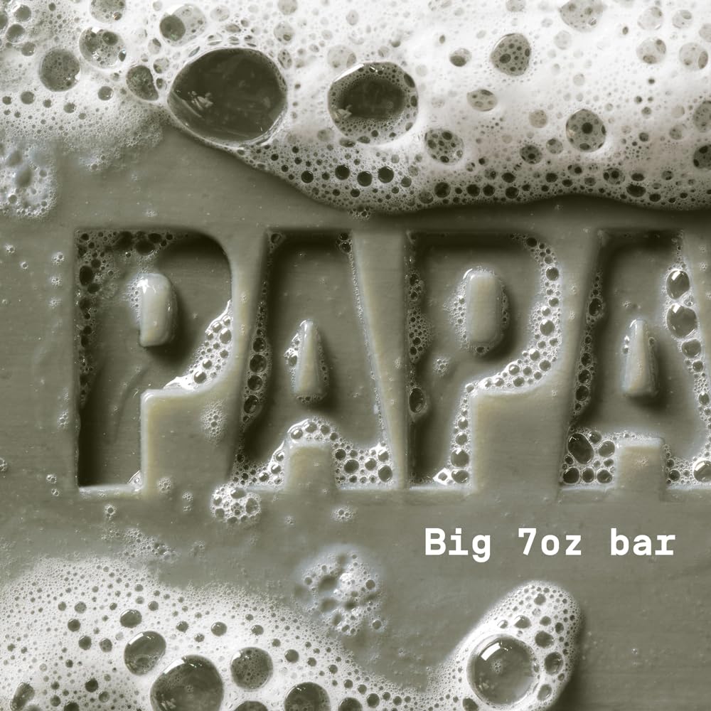 PAPATUI bar resting on draining dish to show quick drying and longer life