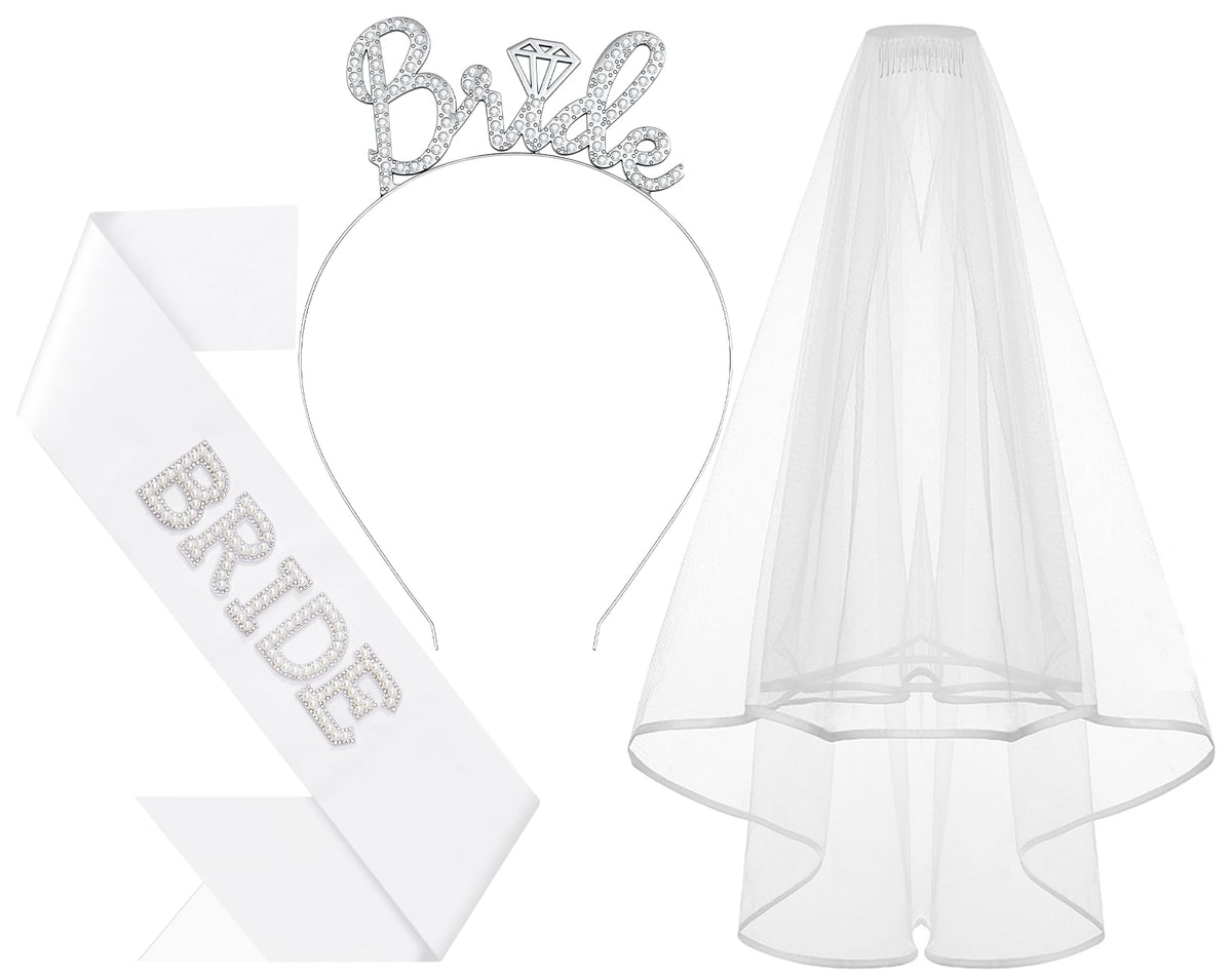 Papoopy silver headband front view showing elegant party-ready look