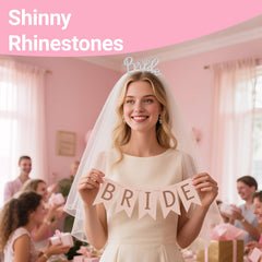Papoopy bride wearing full set during party demonstrating secure fit and celebratory style