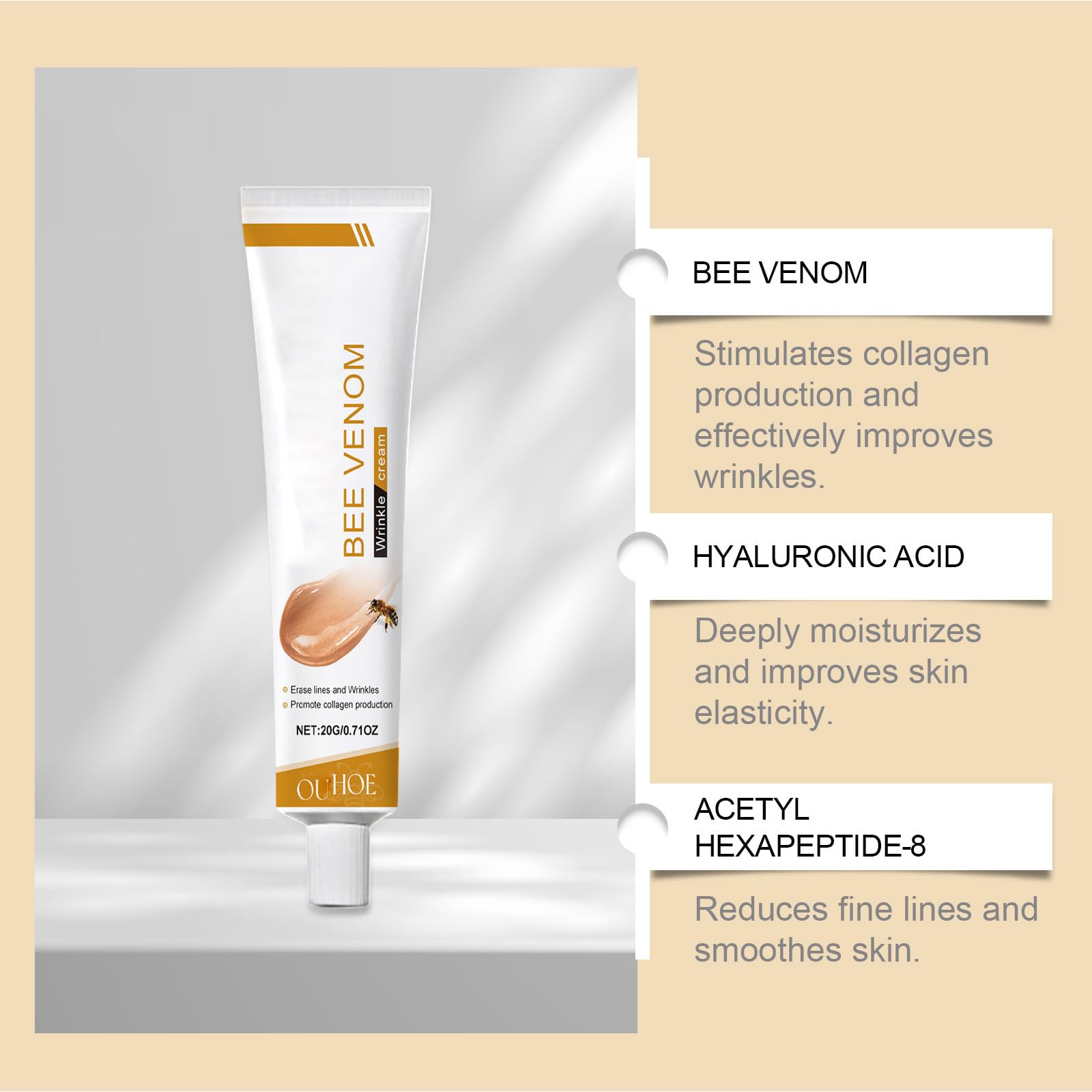 PAQIMAN cream being applied to fingers demonstrating easy spreadability and hydration benefit