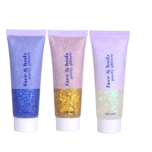 PAQIMAN front packaging showing three glitter gel shades and vibrant branding for easy choice