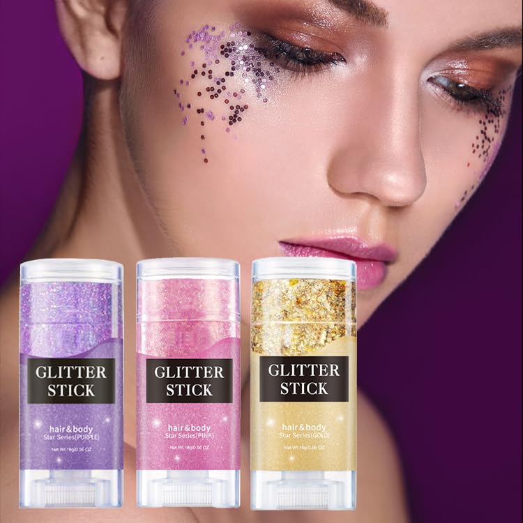 PAQIMAN close-up texture of holographic glitter gel for high-shine finish