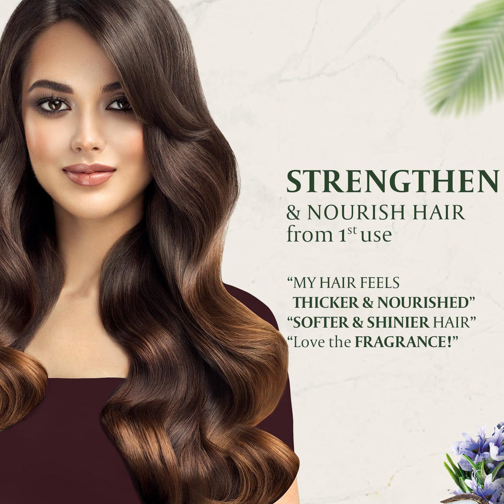 Parachute Advansed oil in hand being warmed for better absorption