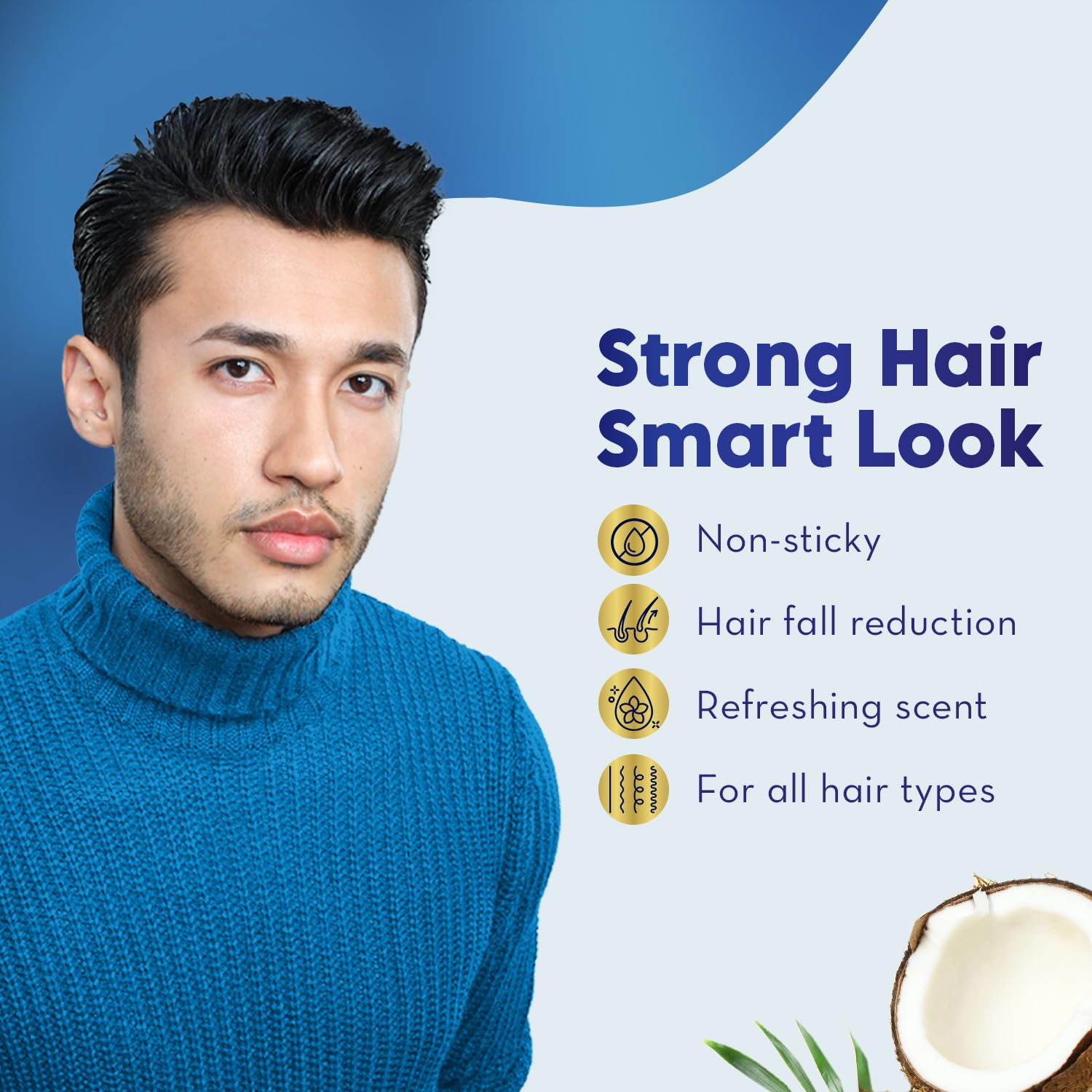 Parachute Advansed close-up almond and coconut for natural nourishment