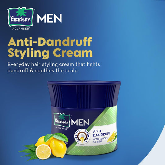 Parachute Advansed cream texture close-up showing smooth coconut-enriched finish