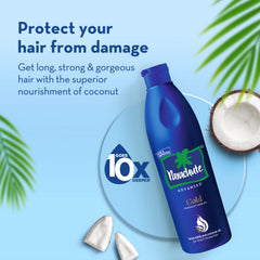 Parachute Advansed image of handpicked coconuts emphasizing natural quality