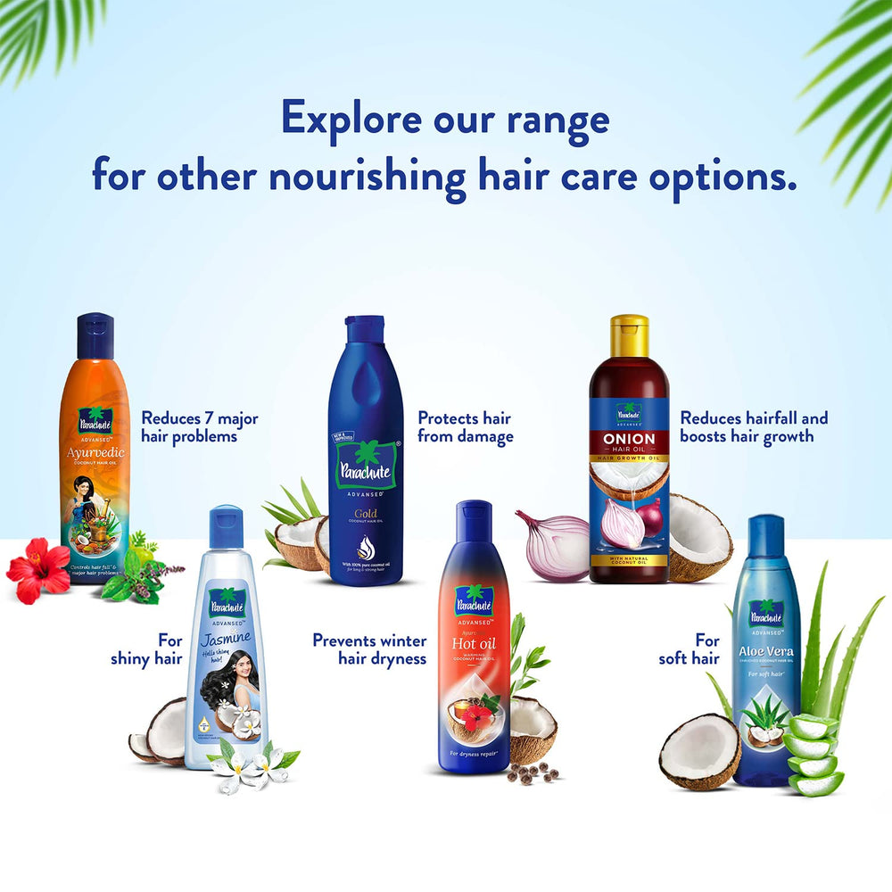 Parachute Advansed used by woman with long hair adding visible manageability