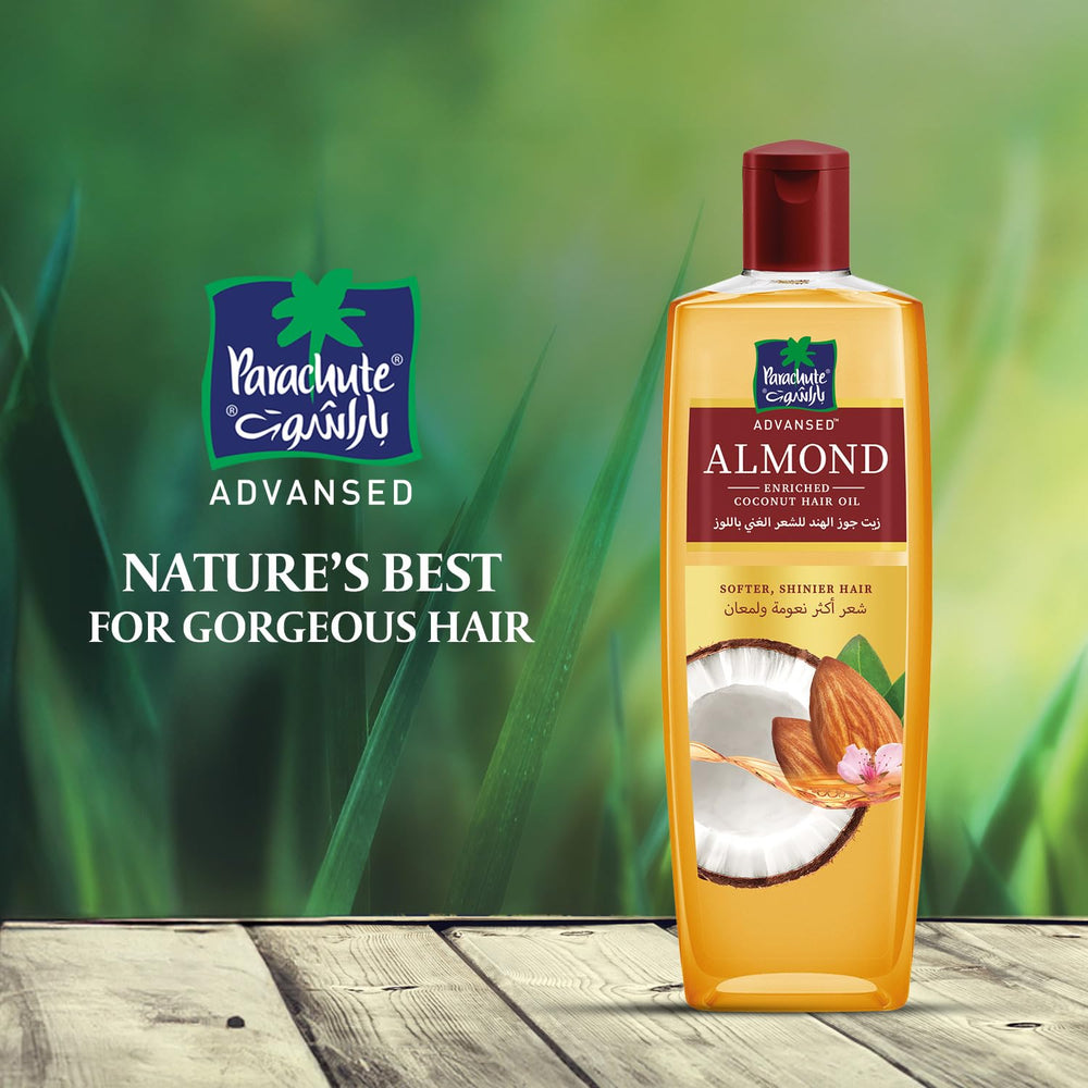 Parachute Advansed oil texture poured to show lightweight, nourishing finish
