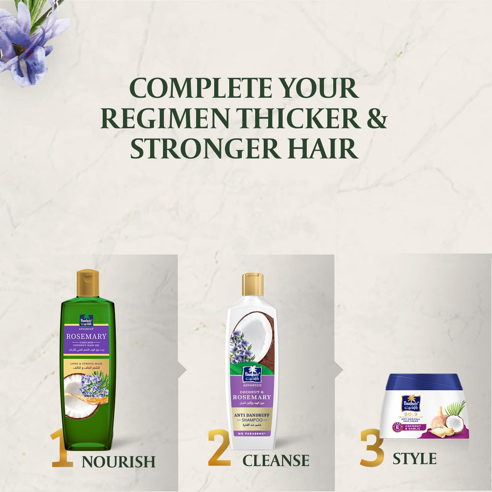 Parachute Advansed scalp massage demonstration improving scalp circulation